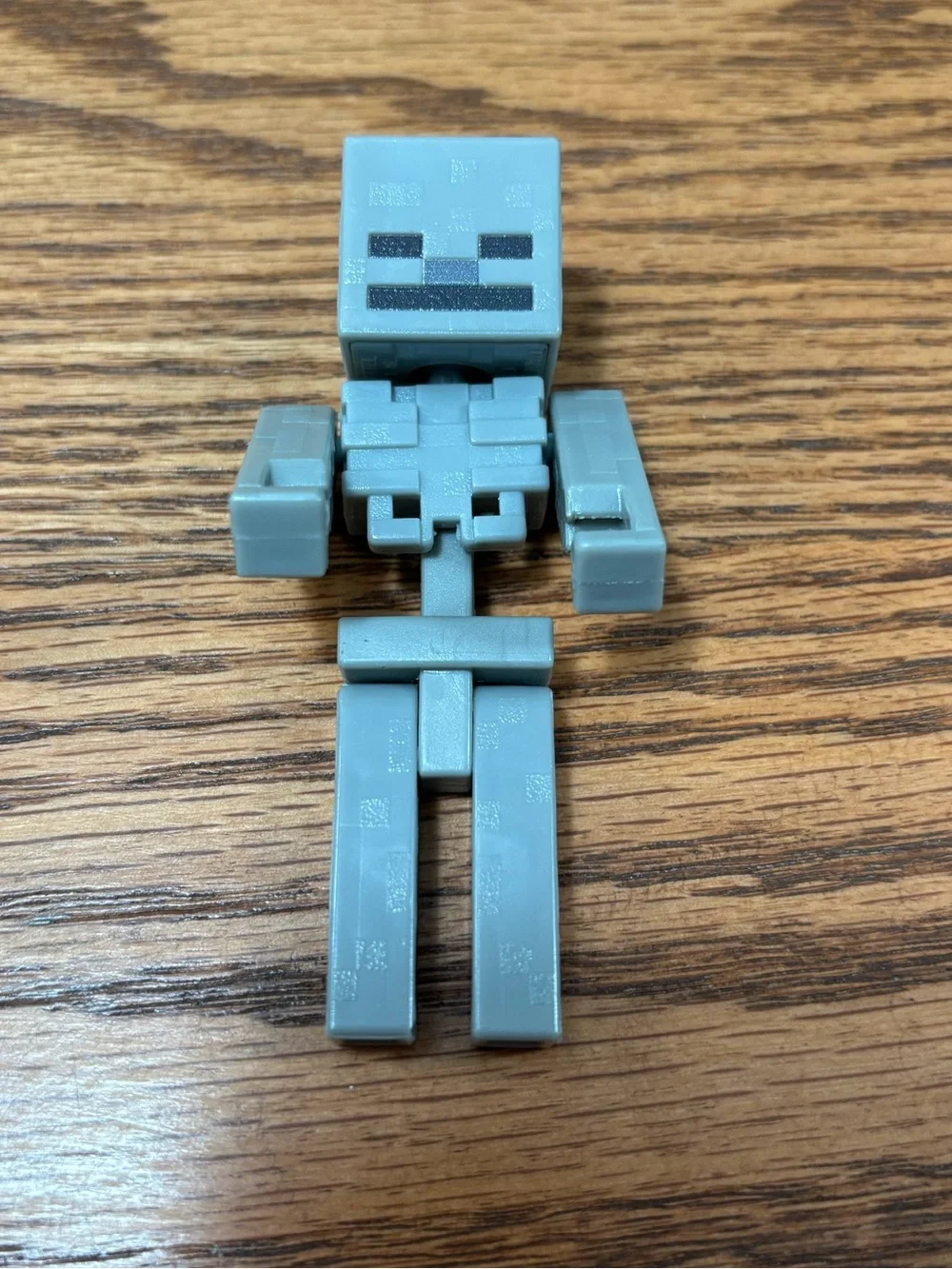 Minecraft Gray Skeleton Action Figure Toy 3.5 Inch